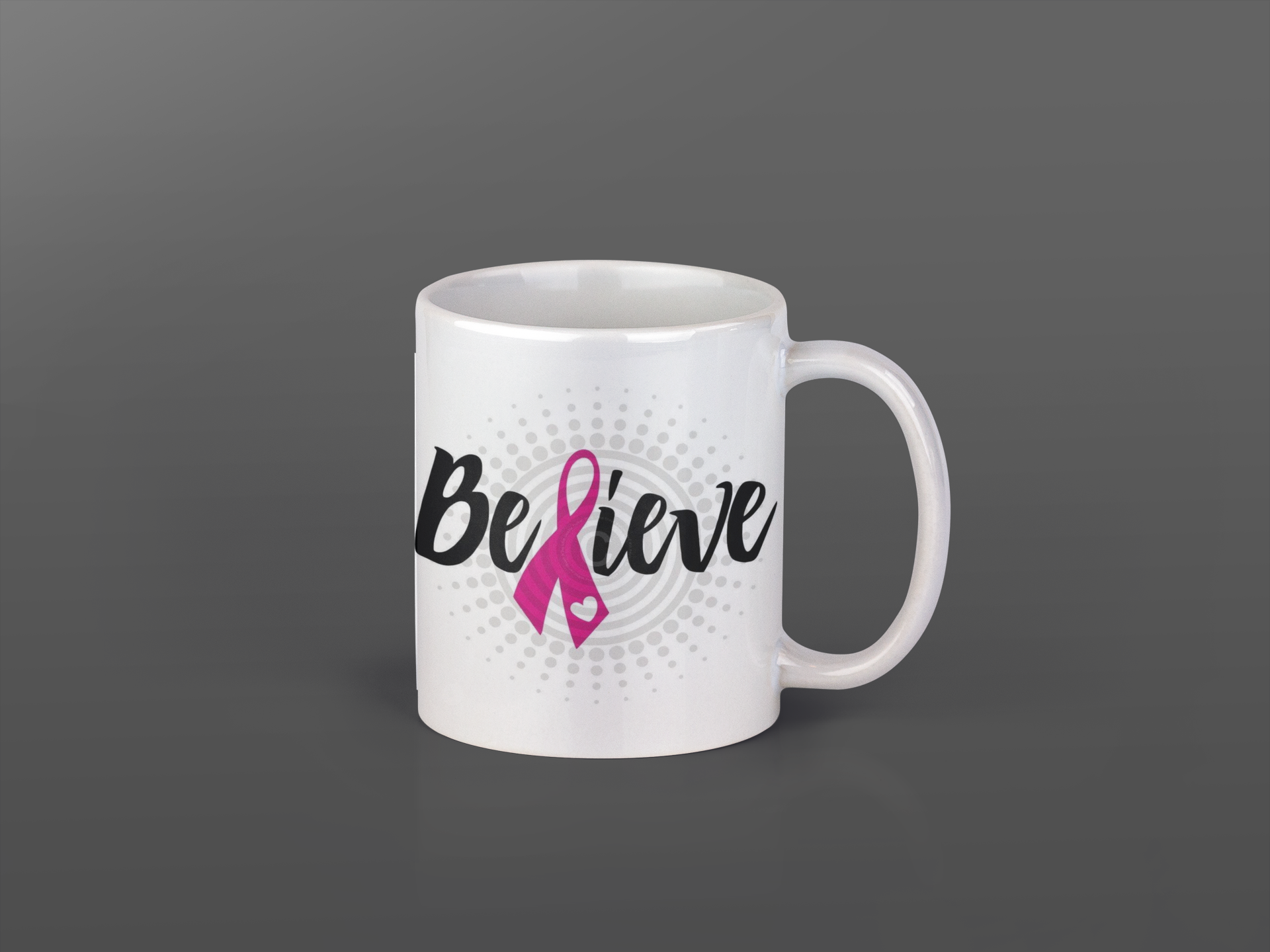 Breast Cancer Awareness-Believe - Tee Size Me