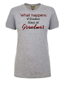 What Happens At Grandma's Stays At Grandma's - Tee Size Me