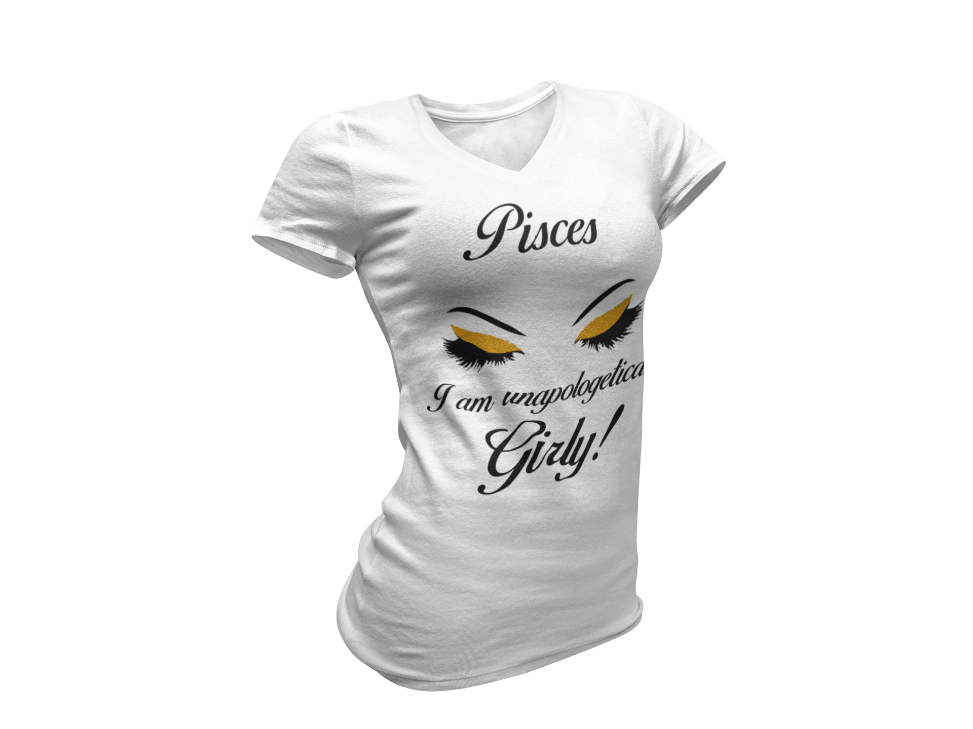 Pisces-I Am Unapologetically Girly - Tee Size Me
